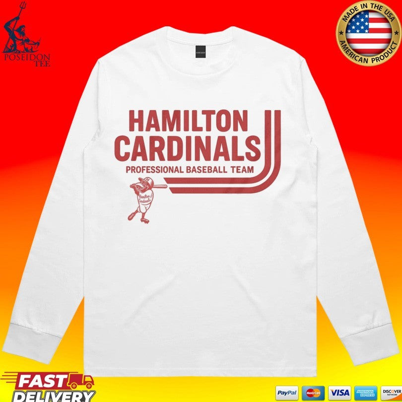 Hamilton Cardinals Professional Baseball Club Team T-shirt