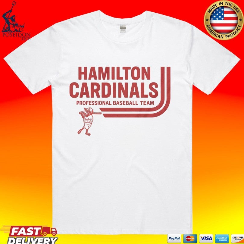 Hamilton Cardinals Professional Baseball Club Team T-shirt