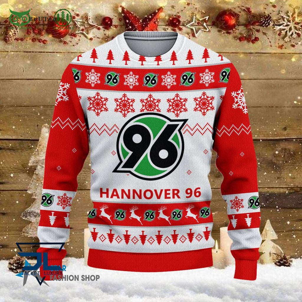 Hannover 96 Bundesliga Football 3D Ugly Sweater