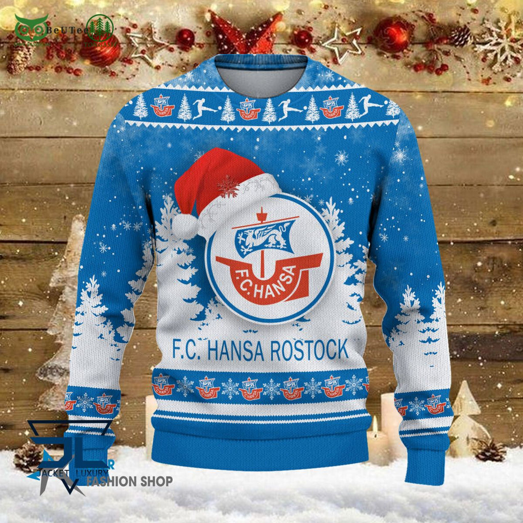 Hansa Rostock Bundesliga Germany League Ugly Sweater