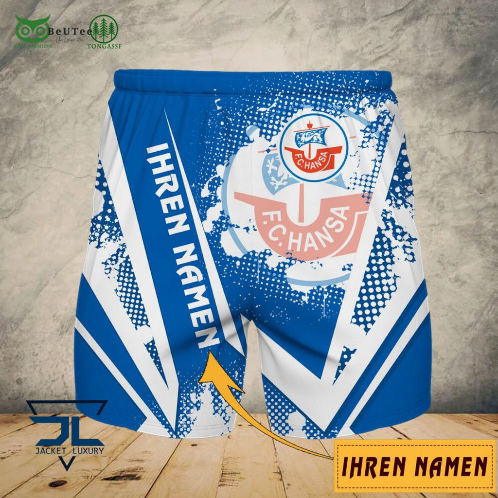 Hansa Rostock Iheren Namen AOP 3D Shirt Full
