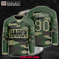 Hardy Redneck Custom Hockey Jersey