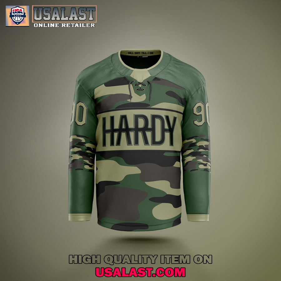 Hardy Redneck Custom Hockey Jersey