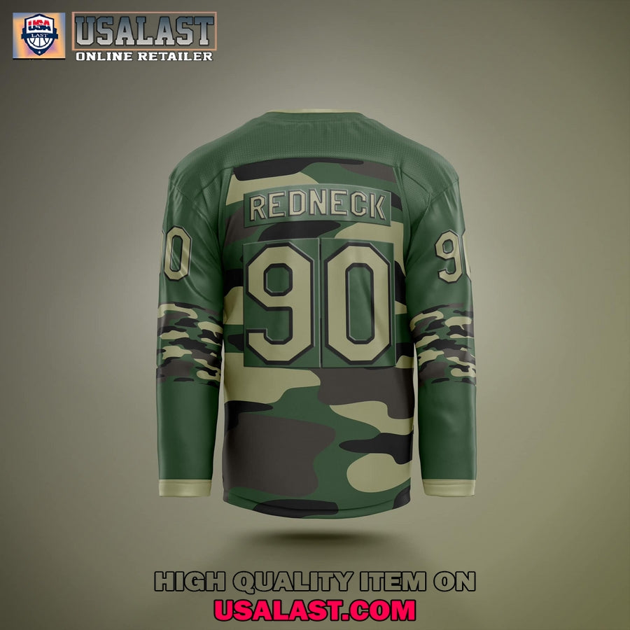 Hardy Redneck Custom Hockey Jersey