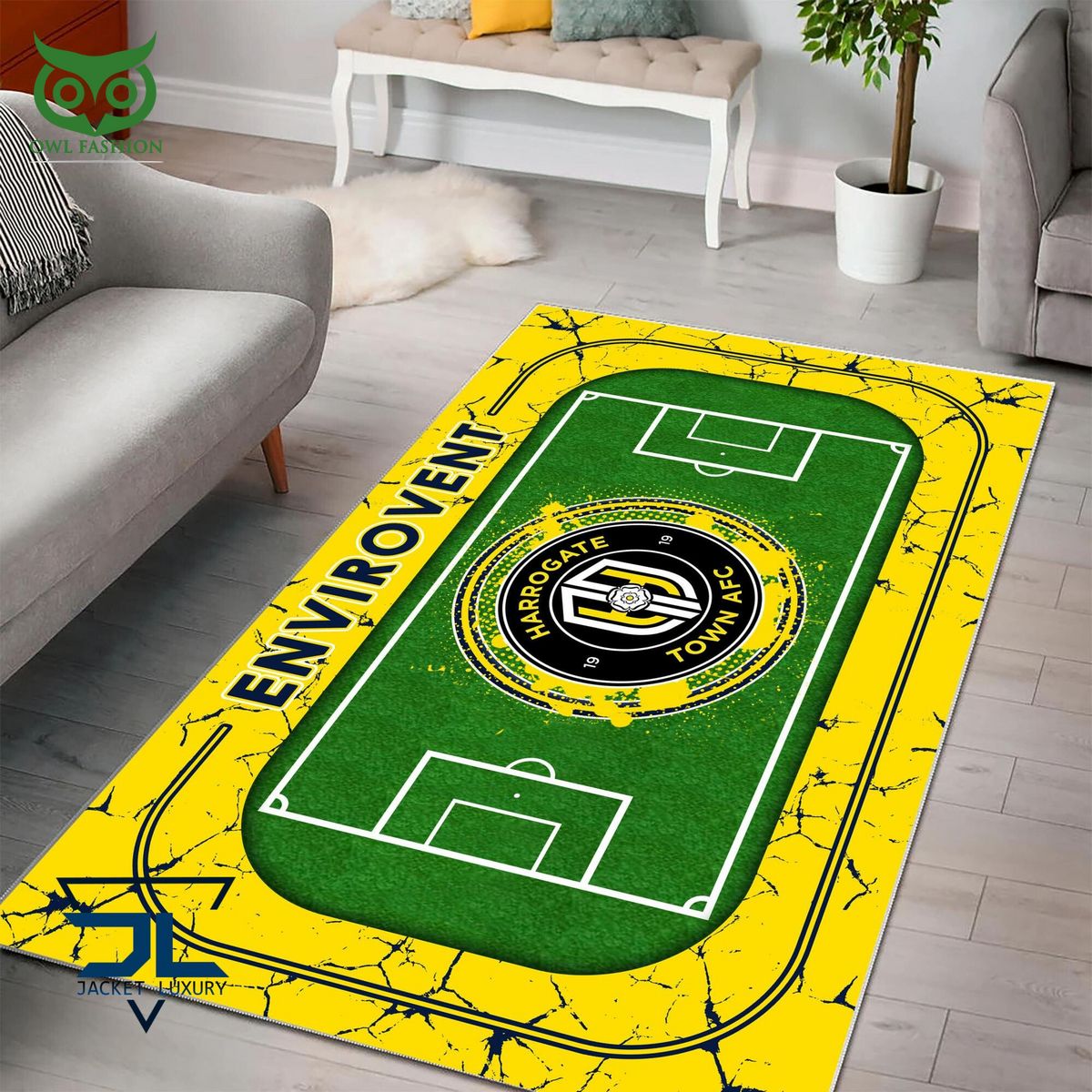 Harrogate Town AFC English Football League EFL Premium Carpet Rug