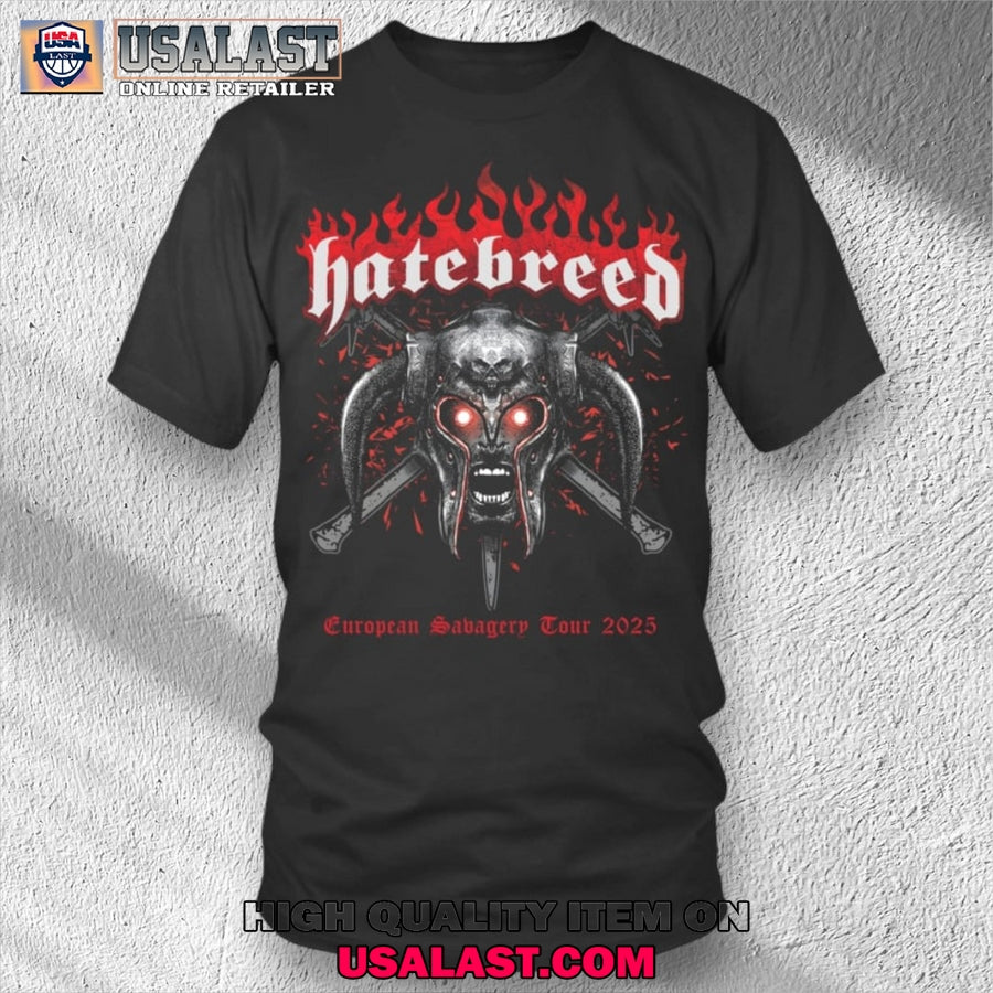 Hatebreed European Savagery Tour 2025 T-Shirt