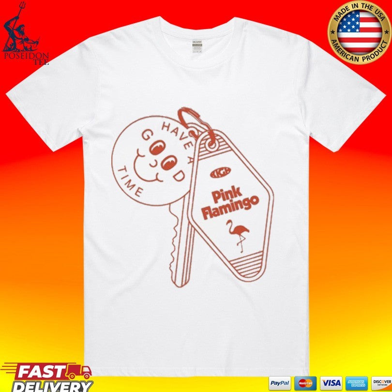 Have A Good Time Pink Flamingo T-shirt