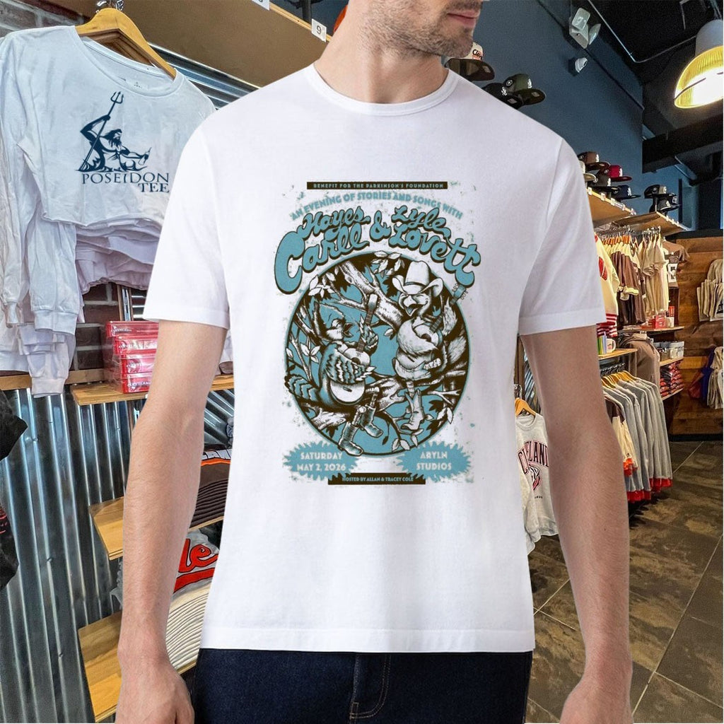 Hayes Carll And Lyle Lovett May 2 2026 Austin, TX T-shirt