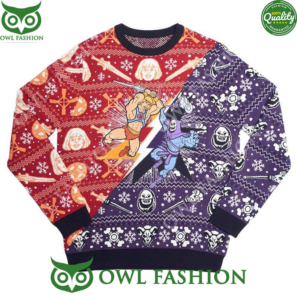 He-Man vs. Skeletor Ugly Christmas Sweater Jumper