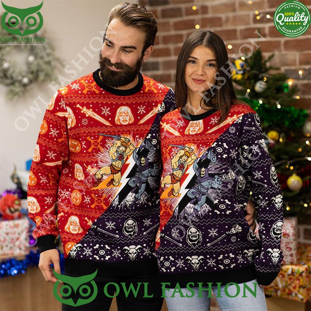 He-Man vs. Skeletor Ugly Christmas Sweater Jumper