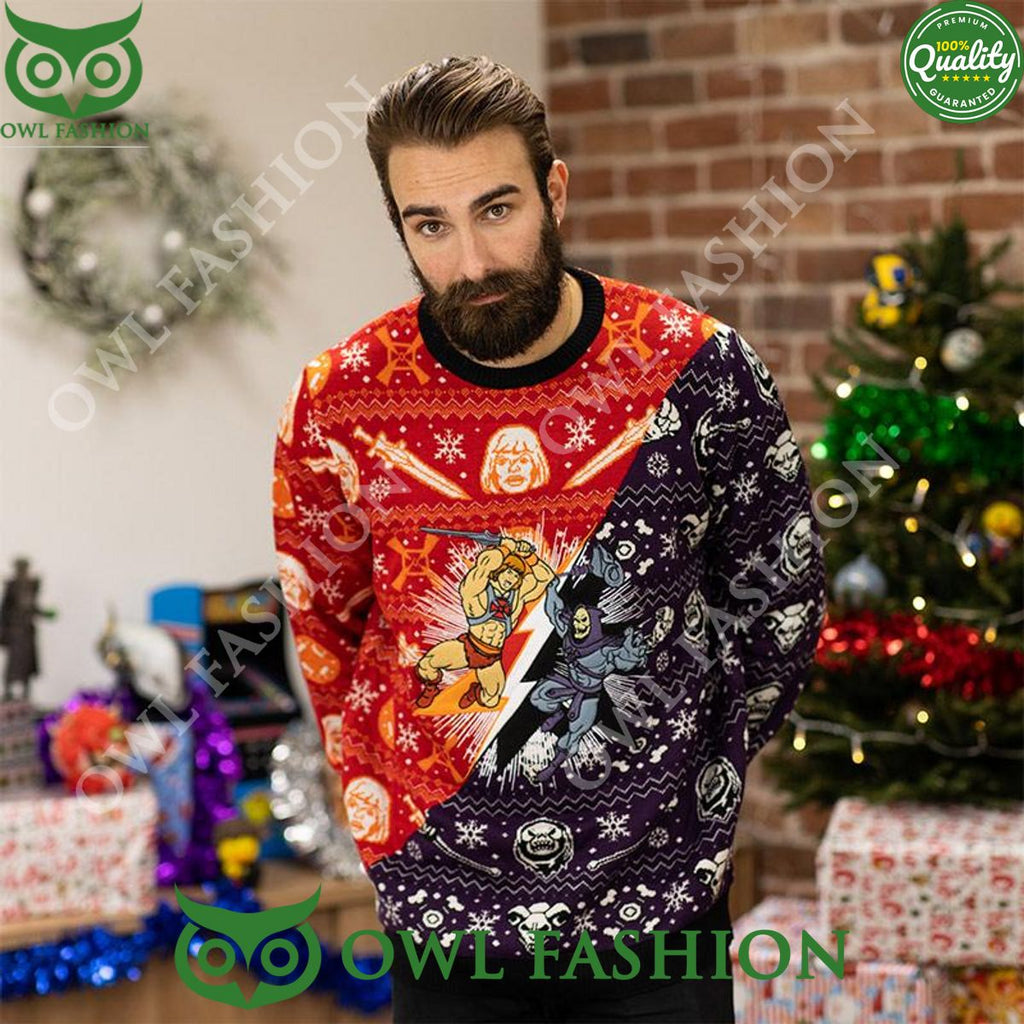 He-Man vs. Skeletor Ugly Christmas Sweater Jumper