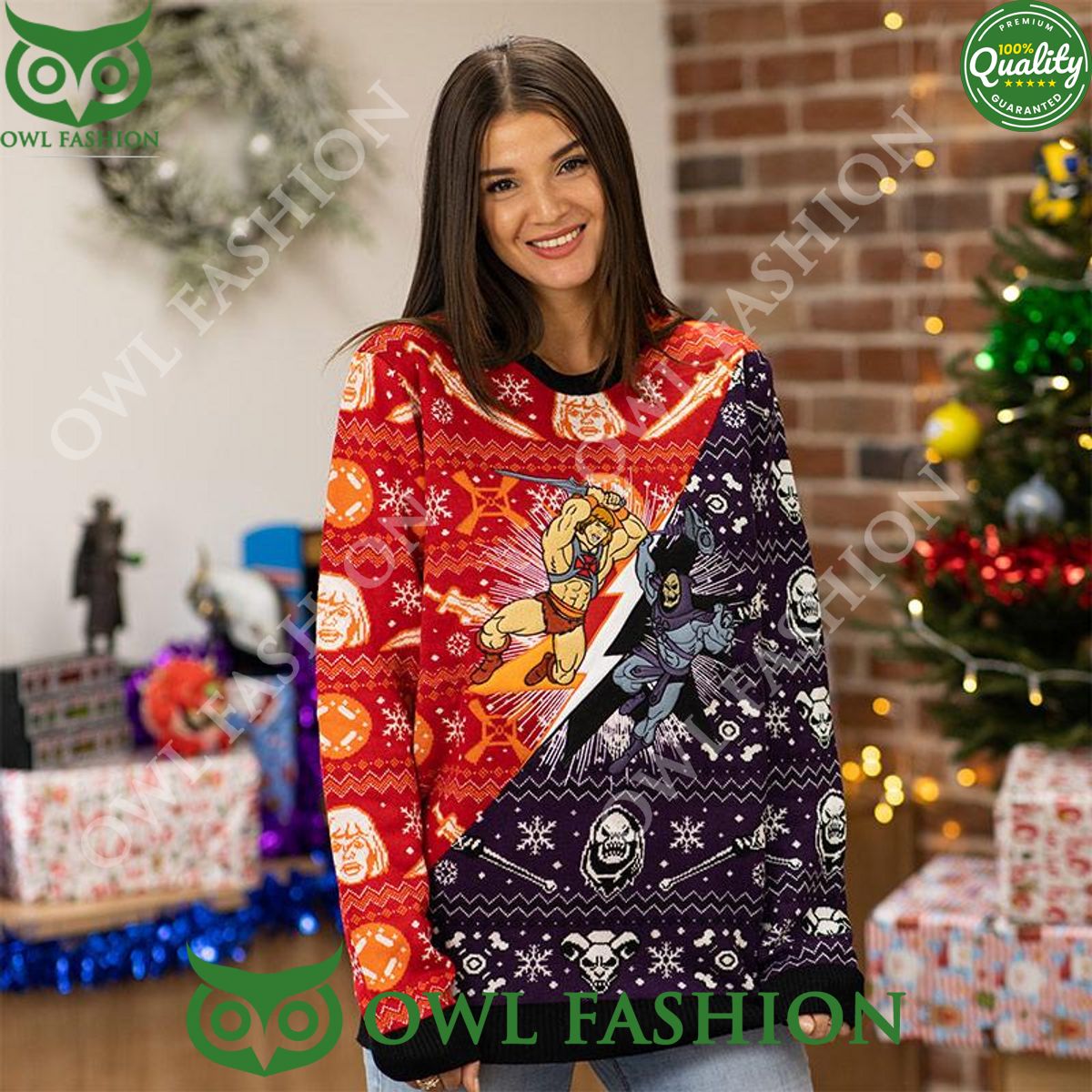 He-Man vs. Skeletor Ugly Christmas Sweater Jumper