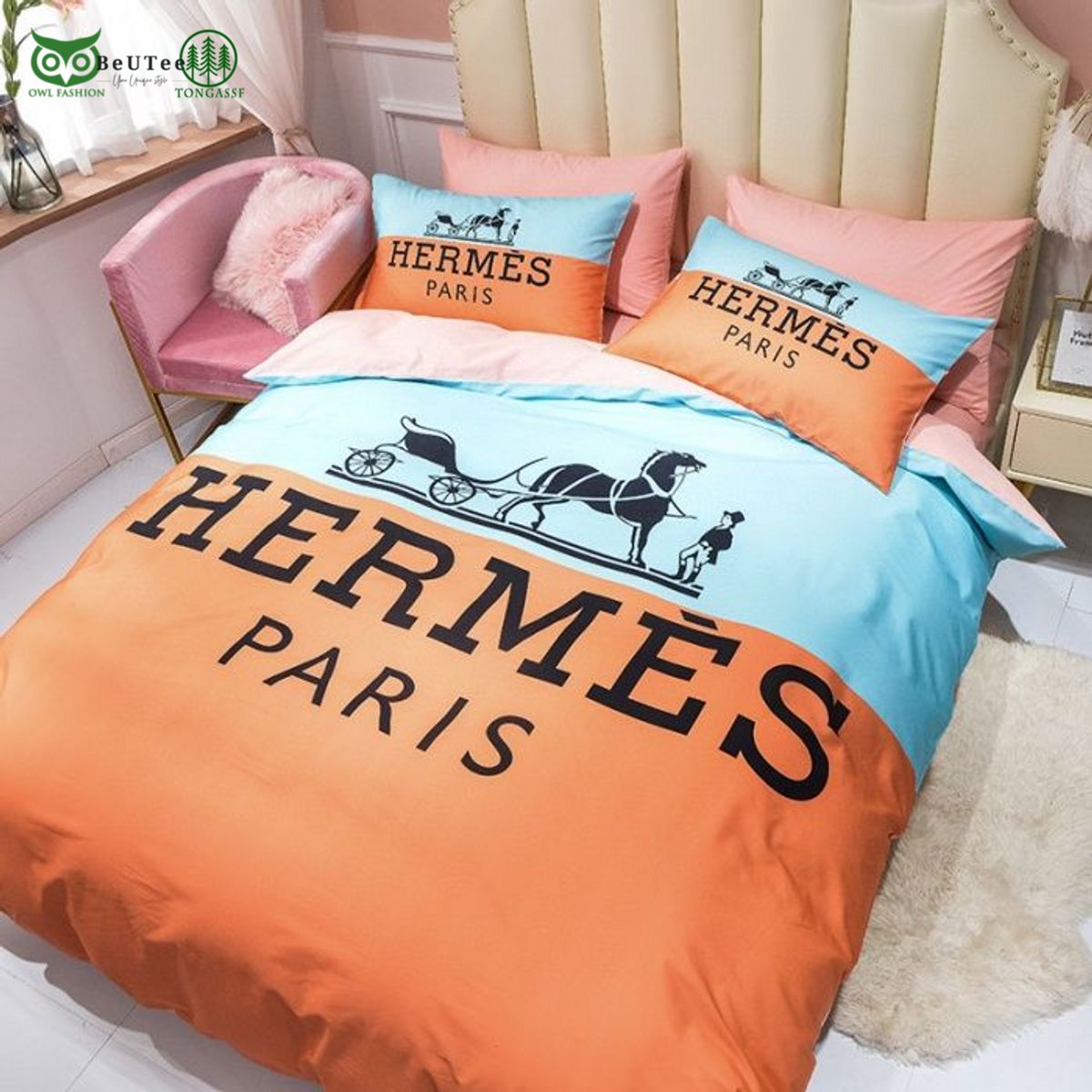 Hermes Paris Luxury Brand Limited Bedding Sets