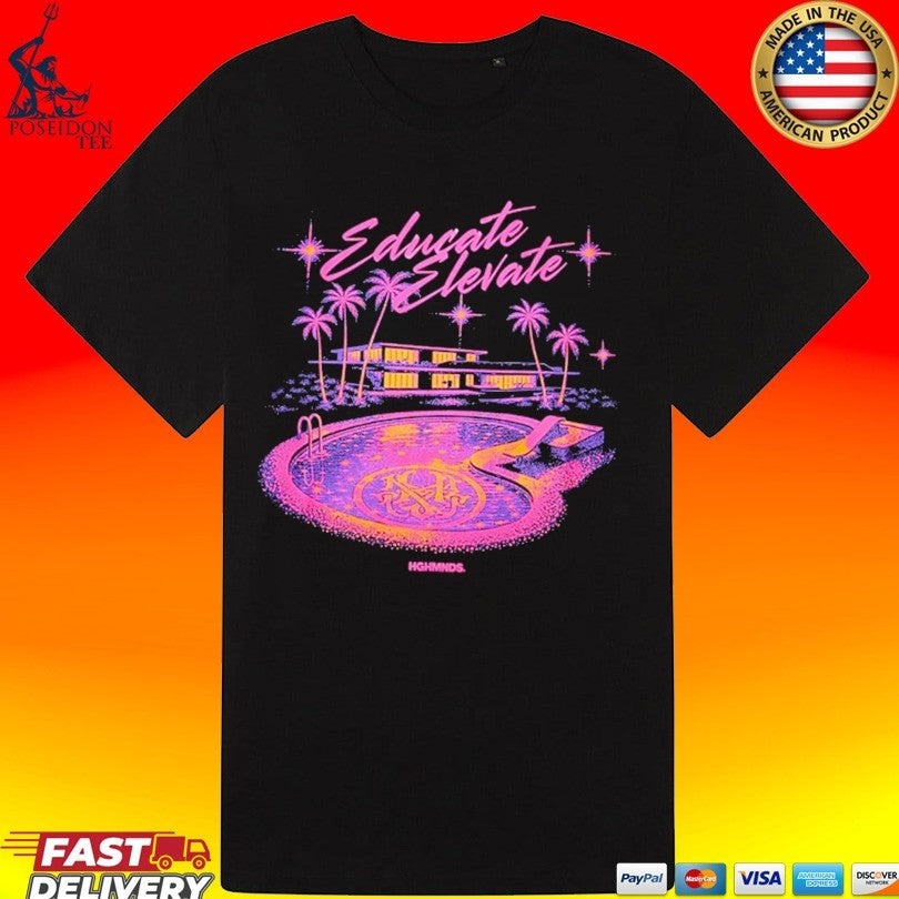 Hghmnds Educate Elevate Villa T-shirt