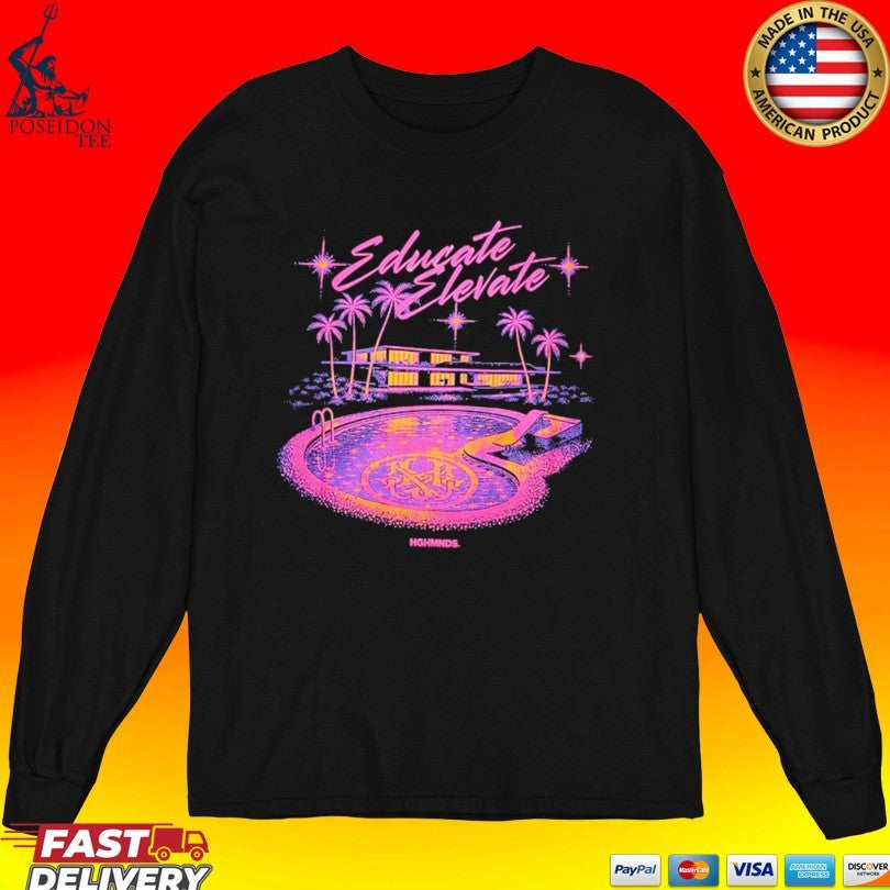 Hghmnds Educate Elevate Villa T-shirt