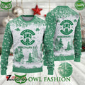 Hibernian F.C. SPFL Scottish Snow Fall Pine Ugly sweater jumper