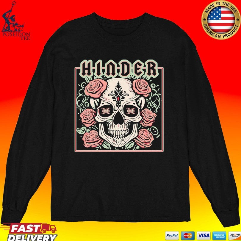 Hinder Pastel Skull T-shirt