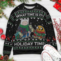 Holiday Time Finn and Jake Adventure Time Christmas Sweater