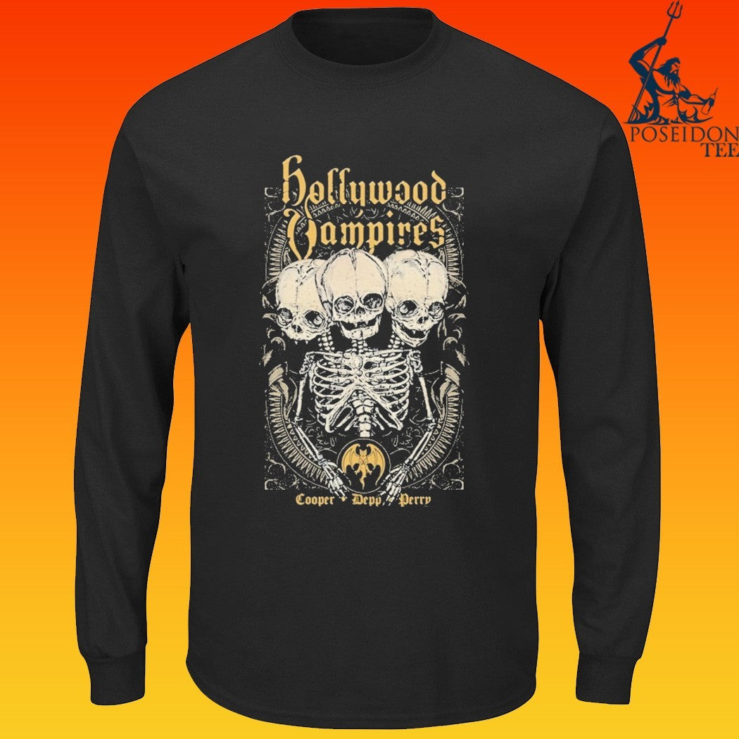 Hollywood Vampires Conjoined Skeleton T-shirt