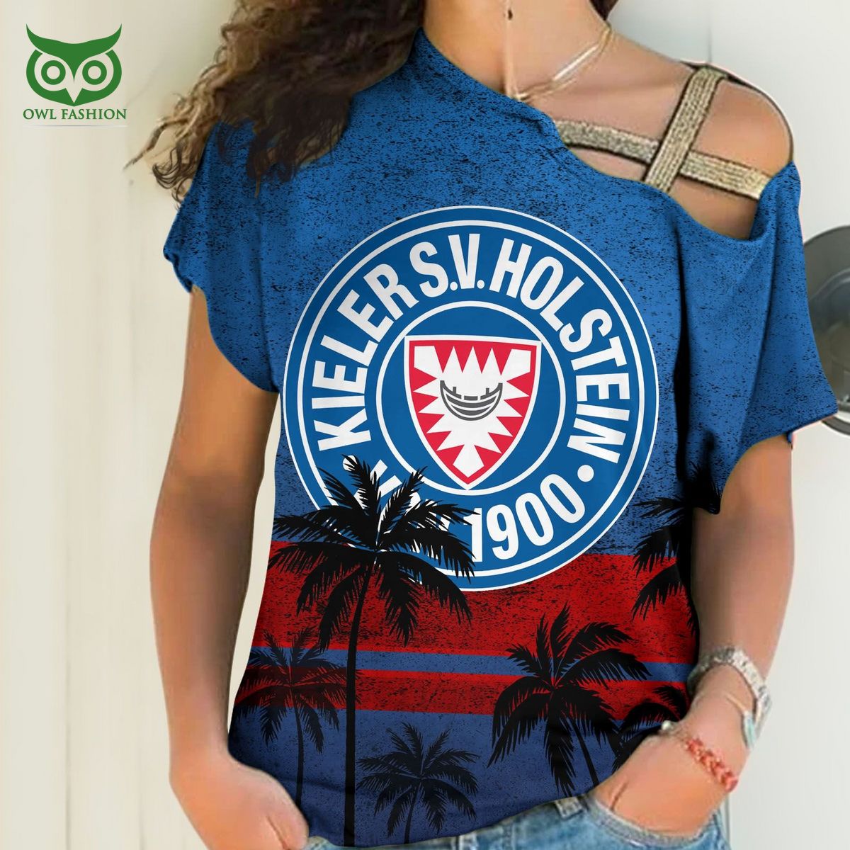 Holstein Kiel Germany Bundesliga 3D Tshirt Hawaiian Shorts