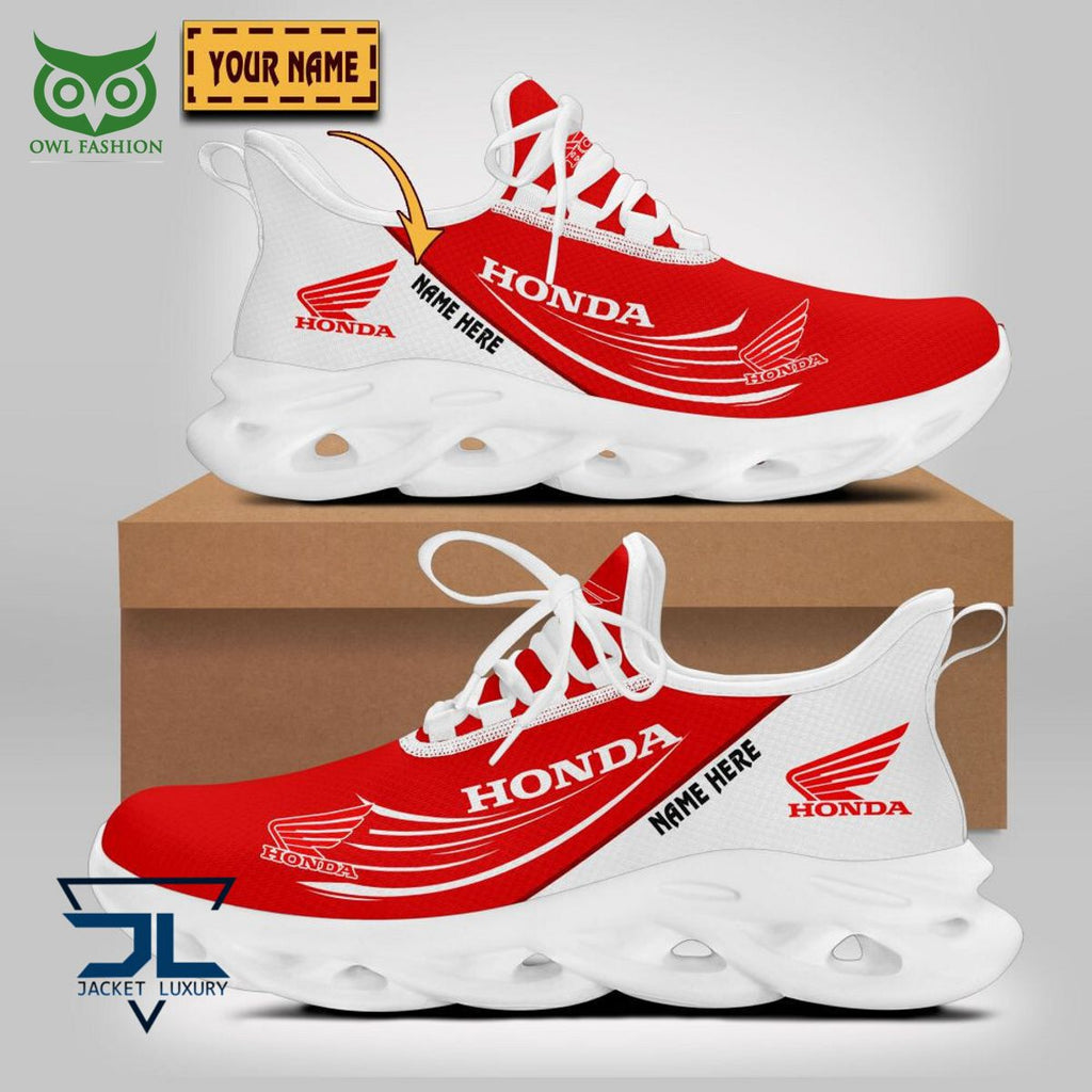 Honda Motorcycle Car Brand Logo Personalized Max Soul Shoes