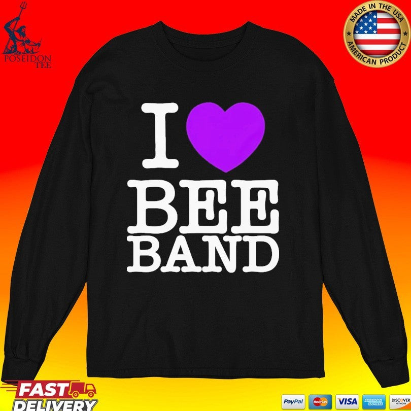 Honey Revenge I Love Bee Band T-shirt