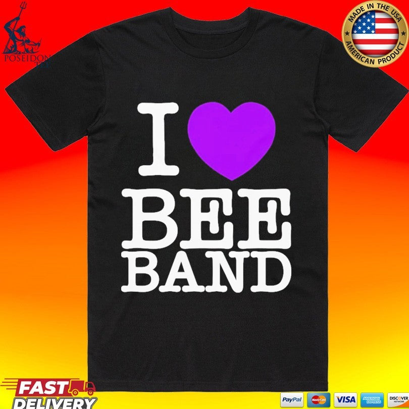 Honey Revenge I Love Bee Band T-shirt