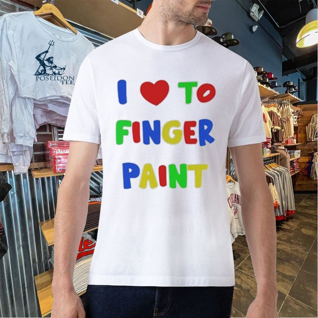 Hootpop I Love To Finger Paint T-shirt