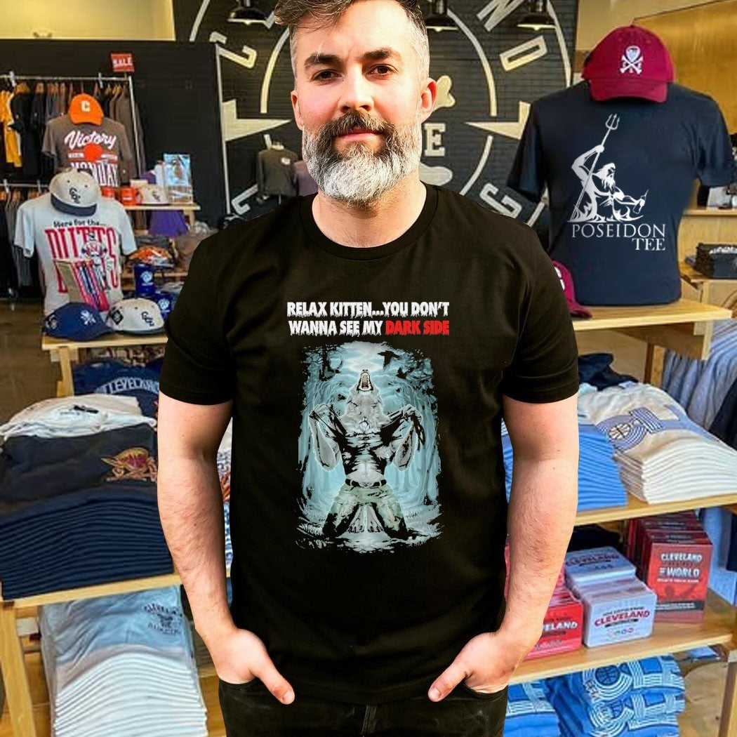 Hootpop Relax Kitten You Don’t Wanna See My Dark Side T-shirt