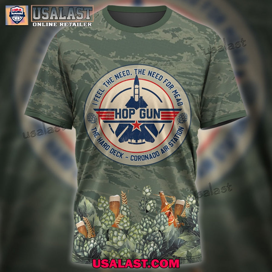 Hop Gun I Feel The Need The Need For Mead 3D T-Shirt