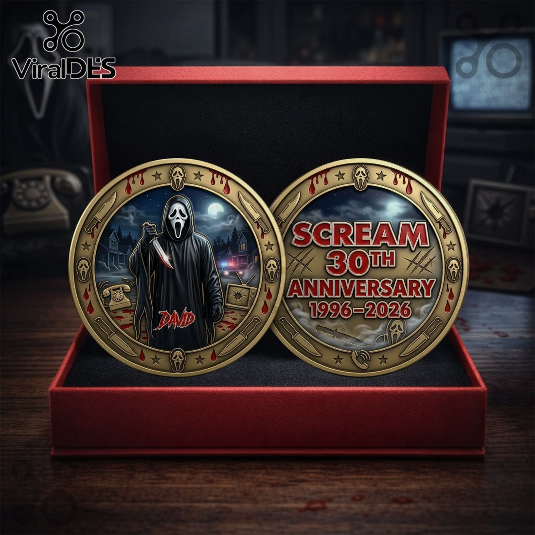 Horror Scream 30th Anniversary Limited Edition Collectible Coin