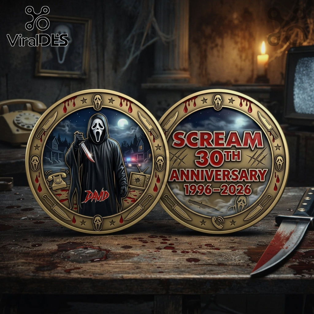 Horror Scream 30th Anniversary Limited Edition Collectible Coin