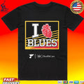 2025 Bjc Healthcare I Heart Blues T-shirt
