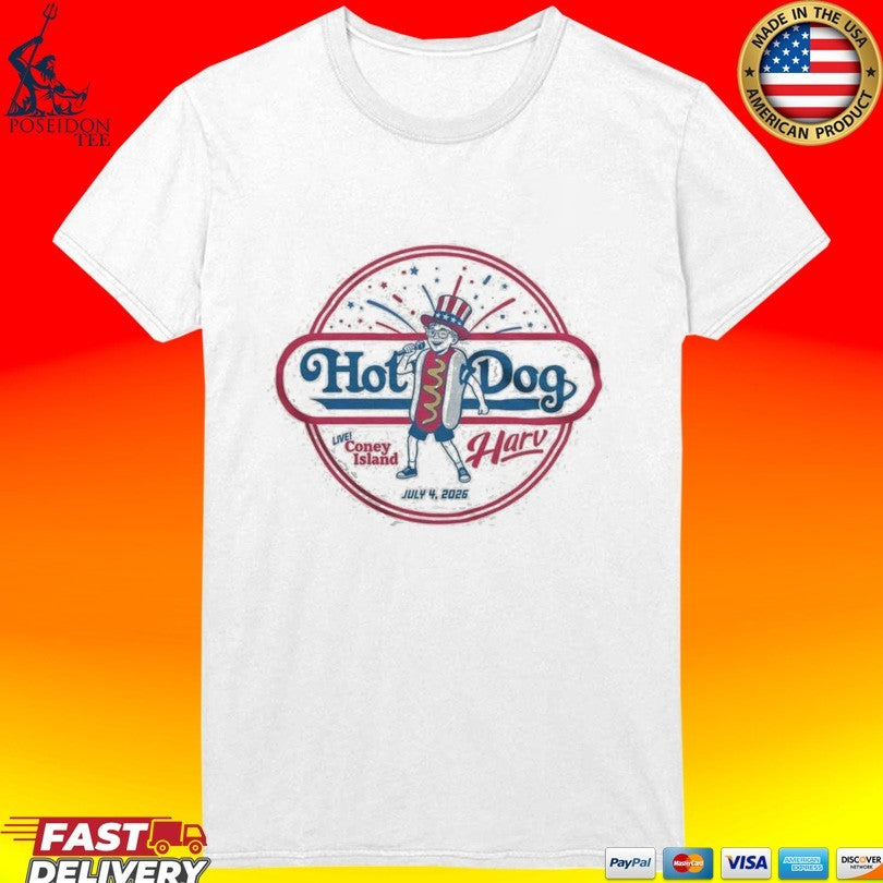 Dog Harv Live At Coney Island July 4 2026 T-shirt