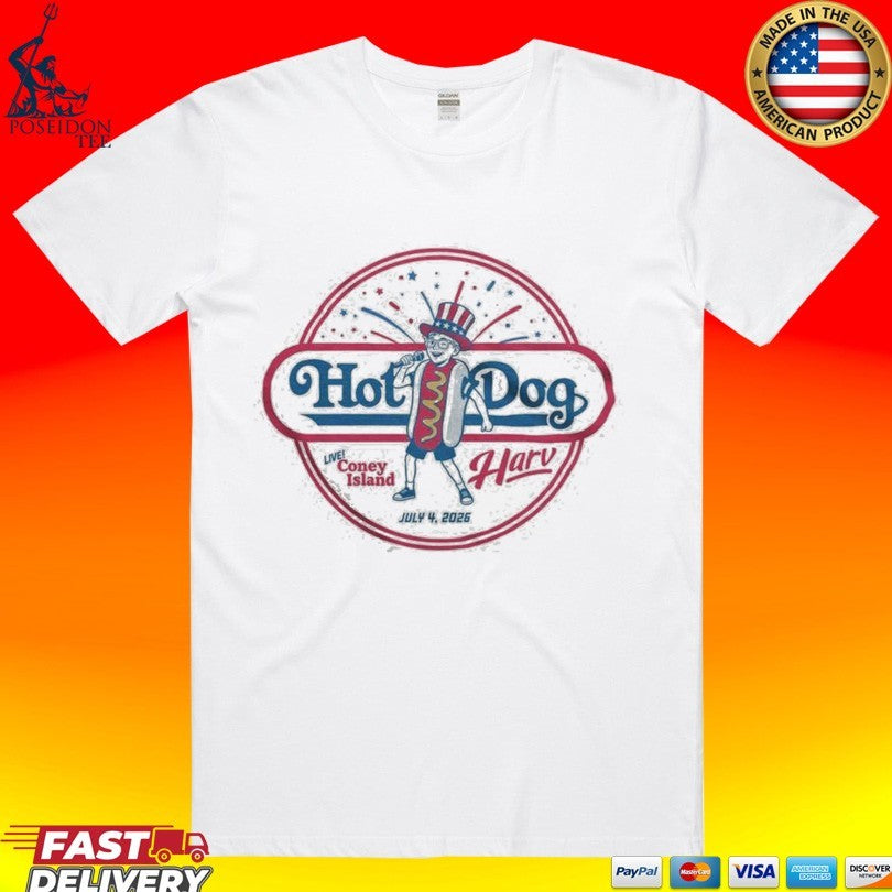 Dog Harv Live At Coney Island July 4 2026 T-shirt