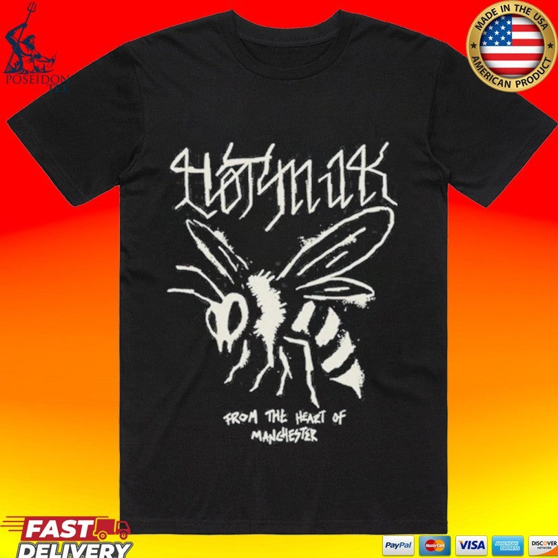 Milk Japan Tour 2026 Gothic Bee From The Heart Of Manchester T-shirt