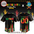 Houston Astros Custom MLB Juneteenth Baseball Jersey