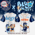 Houston Astros MLB Bluey And Bingo 2025 Baseball Jersey