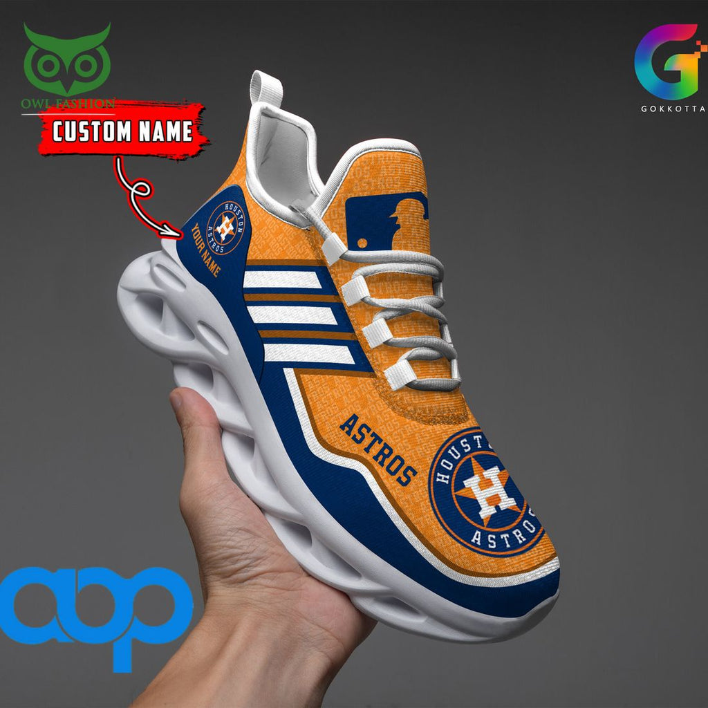 Houston Astros MLB Personalized New Max Soul Sneaker