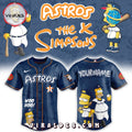 Houston Astros MLB The Simpsons Heritage Baseball Jersey