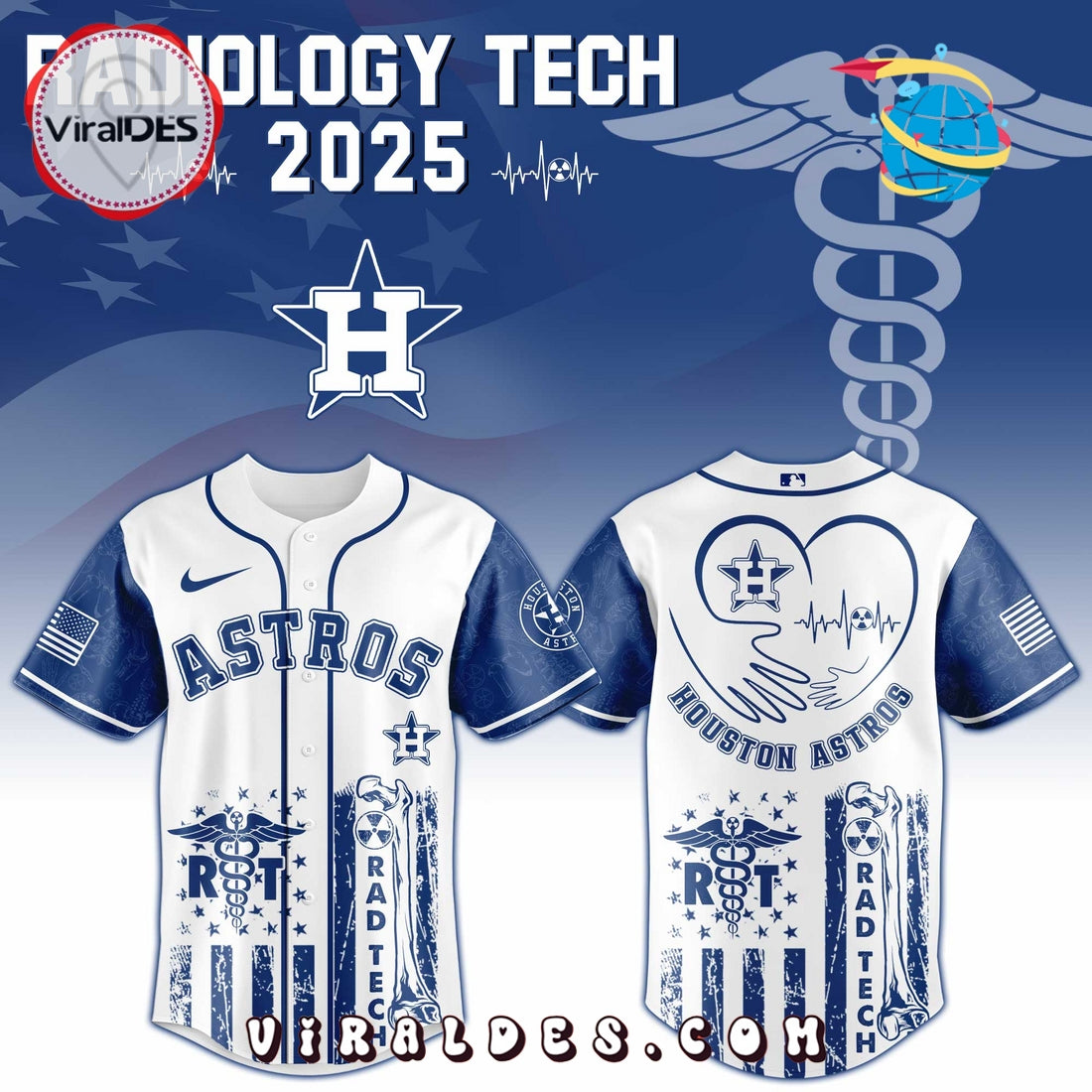 Houston Astros MLB x Radiology Tech Night 2025 Jersey