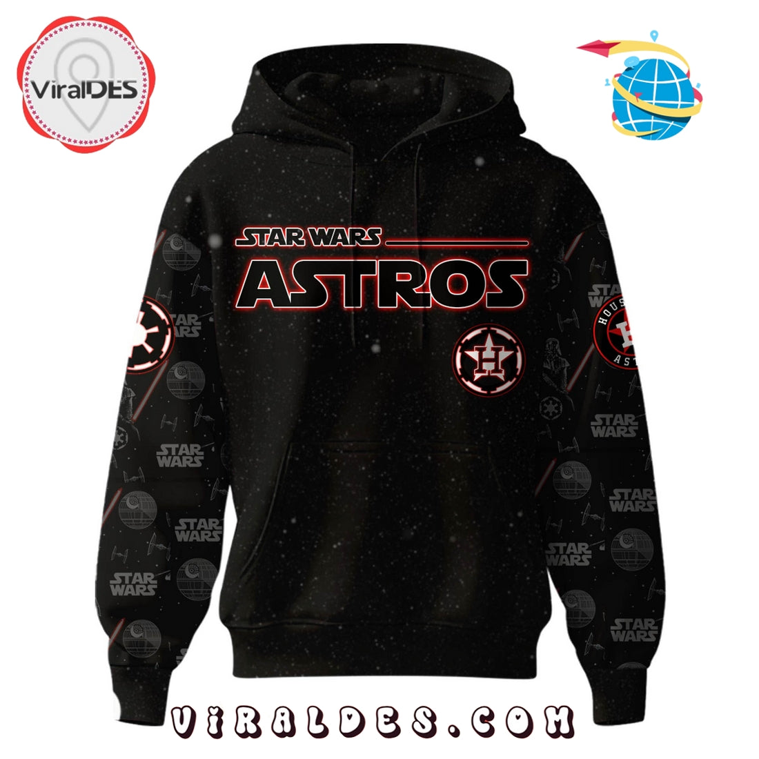 Houston Astros MLB x Star War Night Hoodie, Jogger, Cap