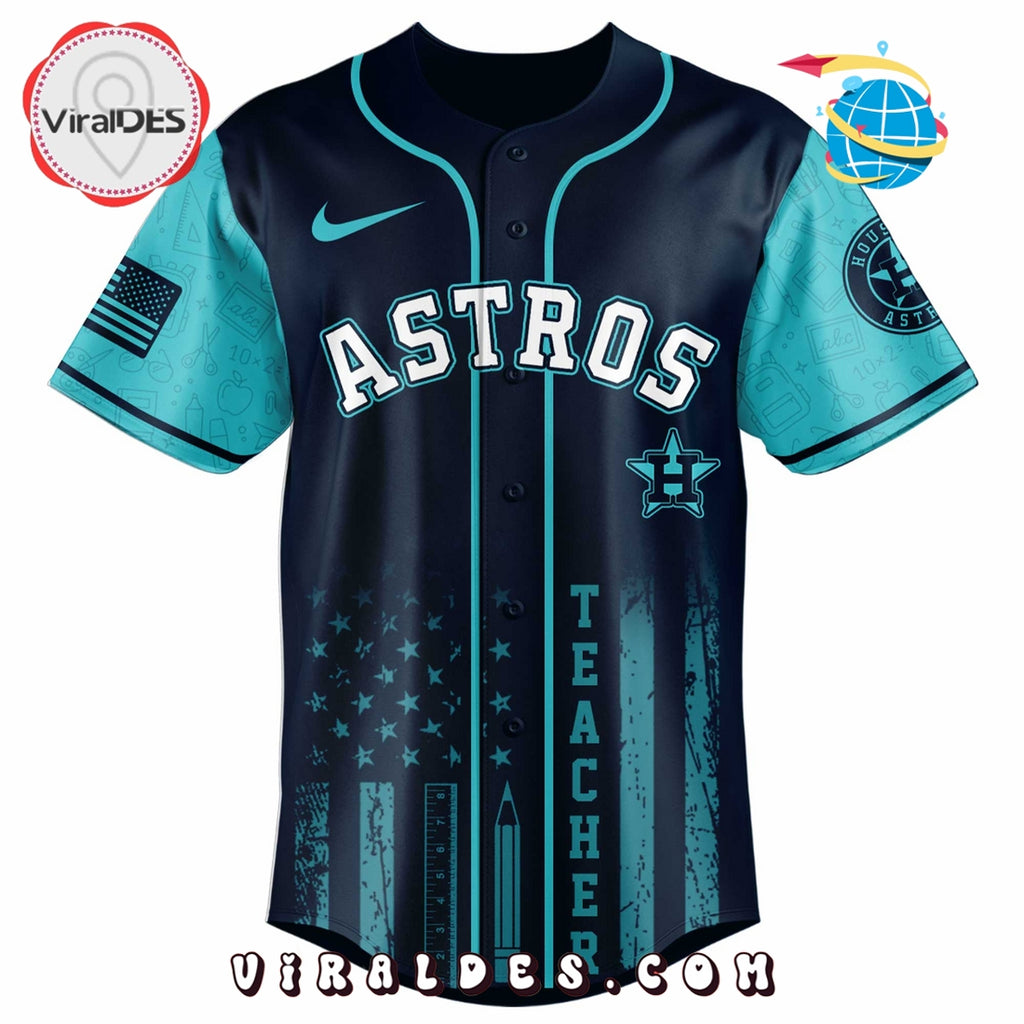 Houston Astros MLB x Teacher Appreciation Day Baseball Jersey