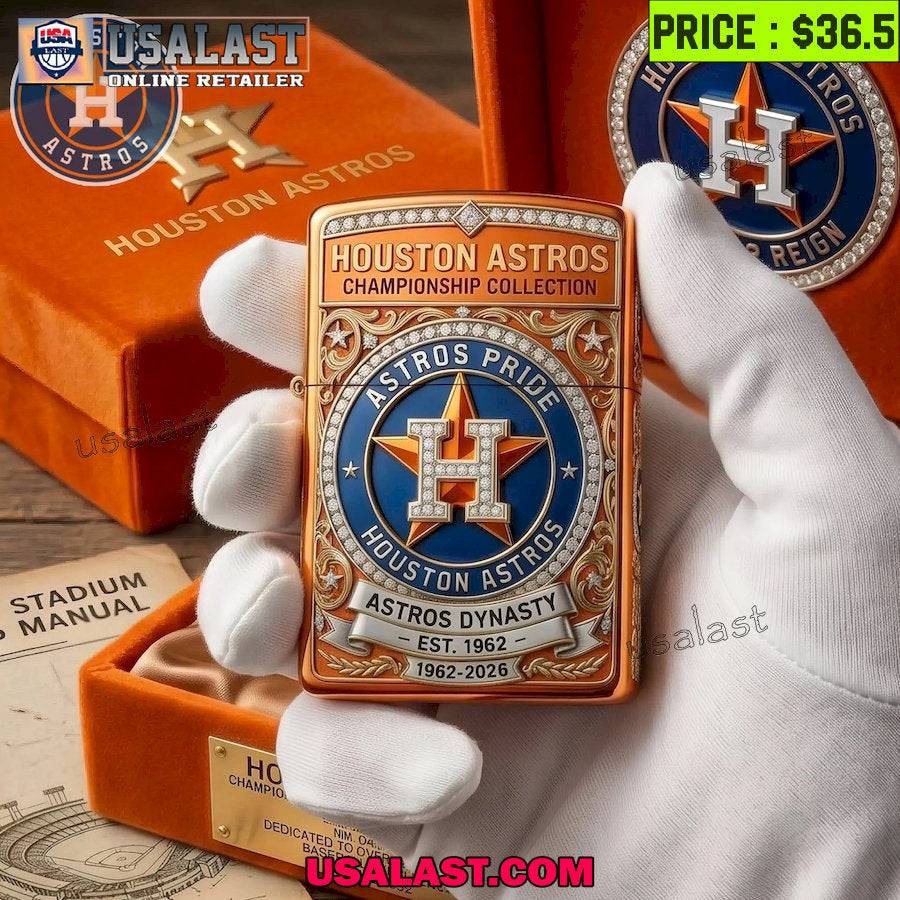 Houston Astros Premium Lighter Case