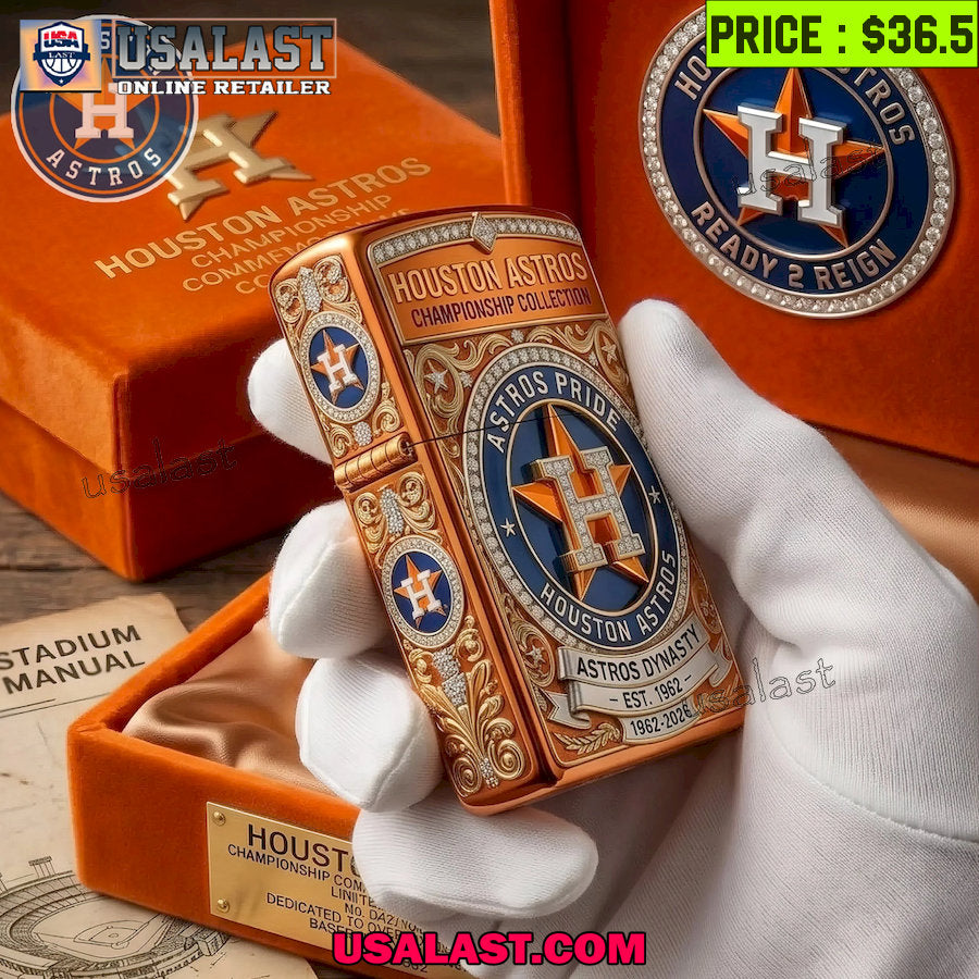 Houston Astros Premium Lighter Case