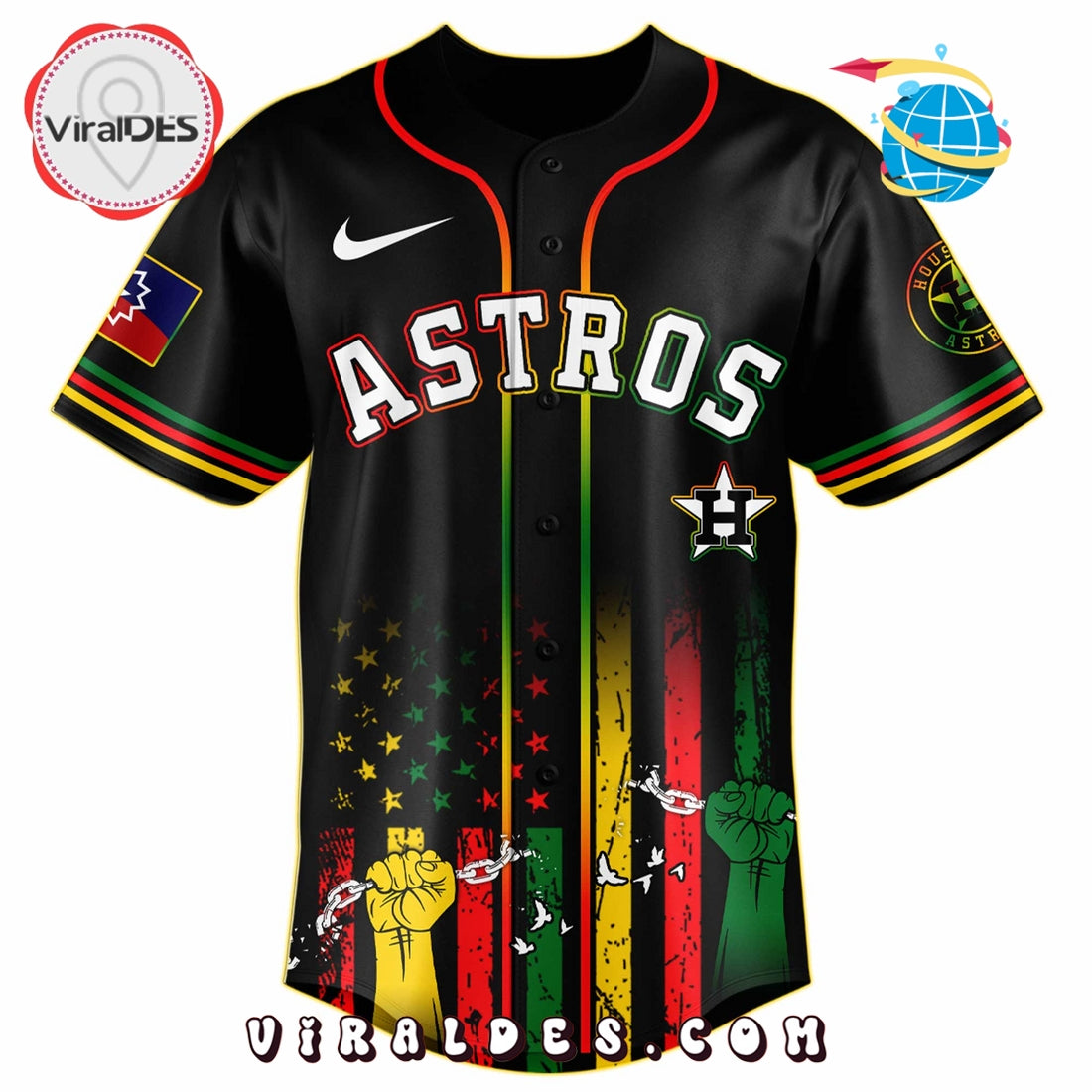 Houston Astros x 2025 Juneteenth Day Jersey
