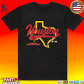 Houston Gamblers State Map T-shirt