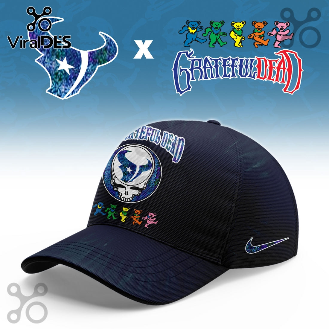 Houston Texans Grateful Dead Limited Hoodie 2025