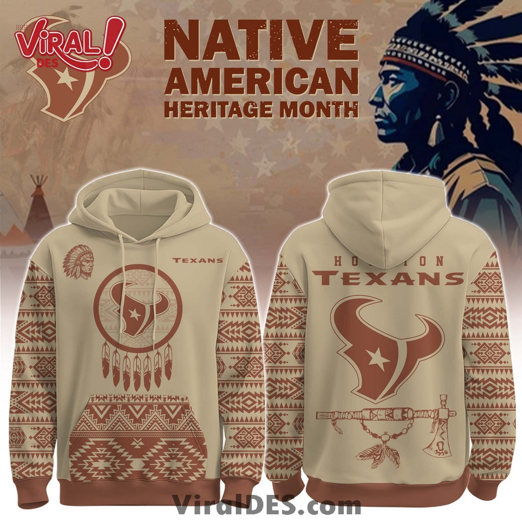 Houston Texans Native American Heritage Month Hoodie, Long Pants