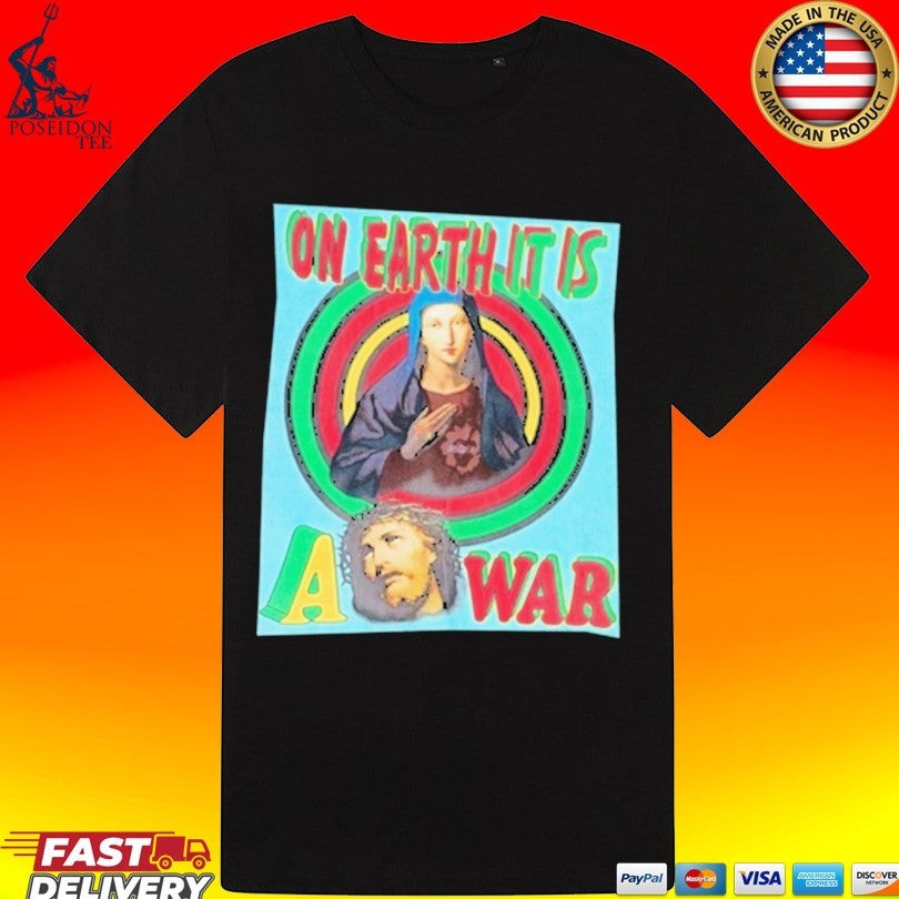 Houston Texans Saint Michael On Earth It Is A War T-shirt